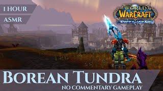 Borean Tundra - Gameplay, No Commentary, ASMR (1 hour, 4K, World of Warcraft Wrath of the Lich King)