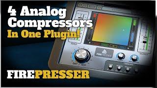 4 Analog Compressors in One Plugin | FirePresser | United Plugins