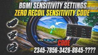 PUBG MOBILE / BGMI NEW UPDATE 3.4  BEST SENSITIVITY CODE + CONTROL with starMK yt