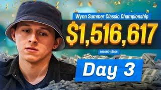 Final Table at the Wynn $10,400 Main Event | How Poker Made Me a Millionaire at 25 ~ Poker Vlog Ep 3