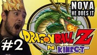 WHAT!?! 9000!?! - Dragonball Z For Kinect Pt.2 FACECAM ⇐ Nova He Does It ⇒