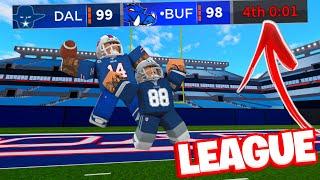 I PLAYED FIRST LEAGUE GAME IN ROBLOX FOOTBALL FUSION (INTENSE!)