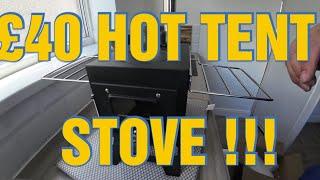 Cheapest hot tent stove EVER !!!