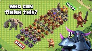 Town Hall 16 Ultimate Battle | Max Troops VS Max Defenses | Clash of Clans
