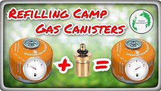 How to Safely Refill Camp Gas Canisters with Cheap, Common Butane at Home or Even While on Trail