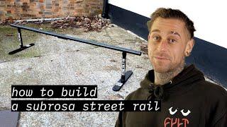 How to build a Subrosa Street Rail with Jordan Aleppo | Backyard BMX Store