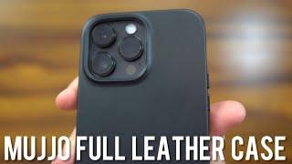 Mujjo Full Leather Case iPhone 14 Pro Max