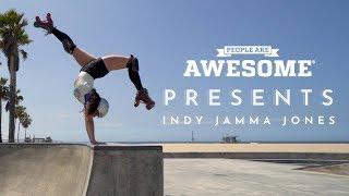People Are Awesome Presents: Indy Jamma Jones | Roller Skating