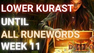 LKUAR WEEK 11, runs 24001-26000, 3rd JAH rune banked - Diablo 2 resurrected