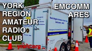 EMCOMM/ARES  Emergency Communications Trailer.  York Region Amateur Radio Club. YRARC.