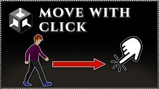 { How to MOVE CHARACTER by CLICKING on a POSITION in Unity } - Point and Click