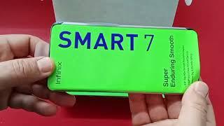 infinix smart 7 unboxing, review, test camera