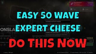 DO THIS NOW! EASY 50 WAVE ONSLAUGHT EXPERT CHEESE