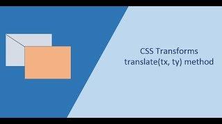 CSS Transforms - Translate() Method