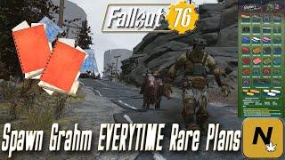 Fallout 76: How To Spawn Grahm EVERYTIME! Rare Plans FallOut First EASY METHOD