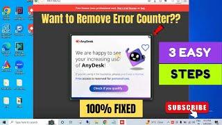 Anydesk License Warning Reset. 100% FIXED. Reset Anydesk Counter #anydesk #solution