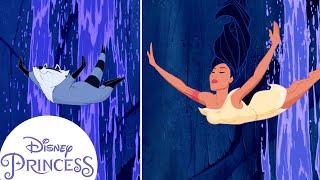 Pocahontas Goes For a Swim! | Clip | Disney Princess