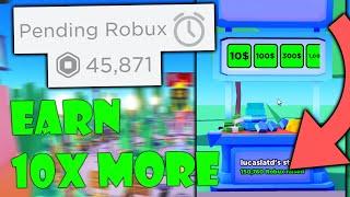 EASY METHODS to earn 10x MORE ROBUX in Pls Donate 