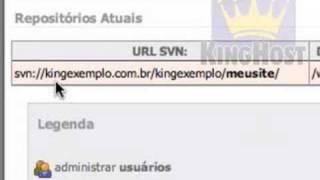 Criando um repositório no Painel Kinghost