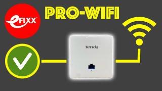 Convert an RJ45 network socket to a TENDA WiFi access point.