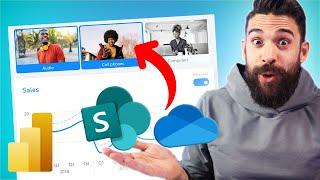 THE BEST way to add IMAGES from OneDrive & SharePoint in Power BI