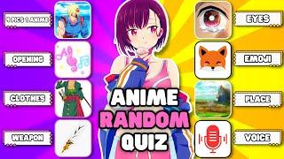 40 Anime Random Quiz ️ | The Ultimate Anime Quiz 