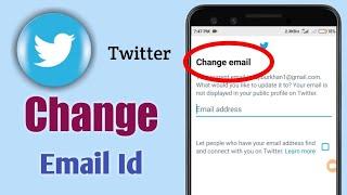 How to Change Email On Twitter Account | Twitter Account ka  Email id kaise change kare | YTech Know