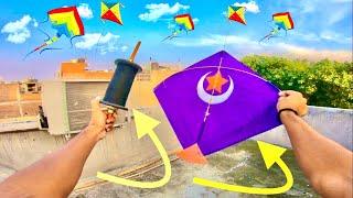 Bad Kite fighting day 2 kites cut | kite flying