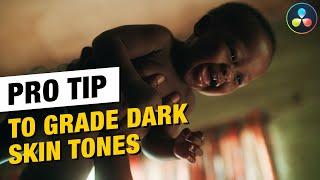 Common Mistakes Beginners Make When Grading Dark Skin Tones | DaVinci Resolve 18 Tutorial