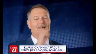 Klaus Iohannis la Vocea României - Știrile Ai pt.3