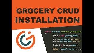 Create a Codeigniter CRUD with Grocery CRUD Installation