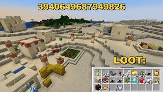 BEST OF LOOT DESERT VILLAGE SEED MINECRAFT 1.21.4