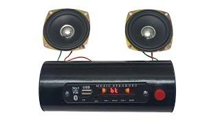 Mini Super Bass Amplifier Using MP3 Bluetooth Module With PAM8403 Board