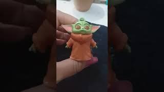 Chaveiro Yoda Impressora 3D Pintado À Mão JBA Artes