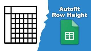 How to autofit row height in google spreadsheet