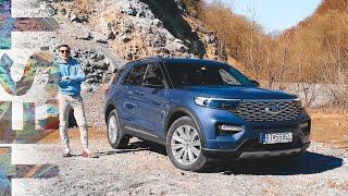 2022 Ford Explorer V6 EcoBoost Platinum 4K TEST | PLNOKRVNÁ AMERIKA 