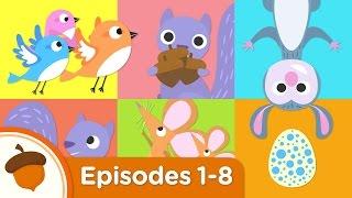 Treetop Family Compilation | Full Episodes 1-8 | Cartoons for kids