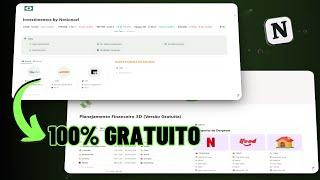  Controle Financeiro Gratuito no Notion! Despesas, Orçamento e Investimentos