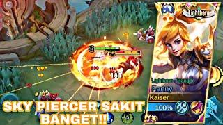 FANNY SKY PIERCER DAMAGENYA GA LOGIS!! GILA BANGET 1X COMBO MUSUH LANGSUNG KO?! - Mobile Legends