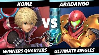 Kowloon - Kome (Shulk) Vs. Abadango (Samus) SSBU Ultimate Tournament