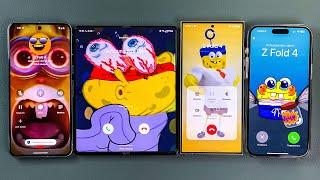 Who Faster Calling iPhone 15 PM vs S24 Ultra vs Pixel 8 Pro Outgoing Call to Z Fold 4