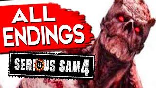 Serious Sam 4 -  ENDING - All Endings Final Boss + SECRET Ending