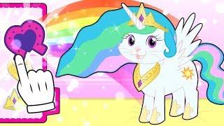 BABY PETS  Kira Dresses up as Princess Pony | Children's Cartoons