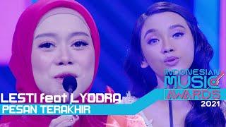 DUO CANTIK! LESTI feat LYODRA - PESAN TERAKHIR | INDONESIAN MUSIC AWARDS 2021