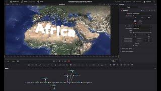 create 3d map video with Davinci resolve and Blender addon