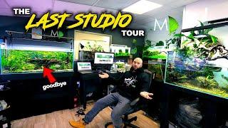 The Last Studio Tour - END OF AN ERA: Breaking Down ALL My Aquariums...