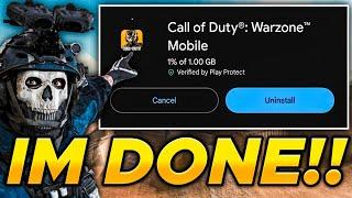 Warzone Mobile New Update.....I'm Done!!