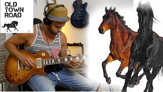 Old Town Road - Lil Nas X ft. Billy Ray Cyrus - Electric guitar cover [ TAB IN DESCRIPTION ]
