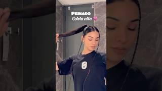 Coleta Alta #peinado #peinados #peinadossencillos #hair #hairtutorial #peinadosrapidos #hairstyle