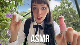 ASMR VOCÊ APANHOU NA ESCOLA MAS EU CUIDO DE VOCÊ 🩹